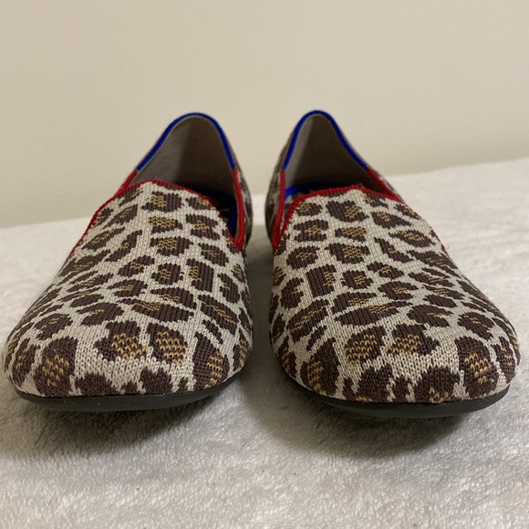 Rothy’s Loafer women’s 8.5 leopard with red trim - Picture 2 of 10